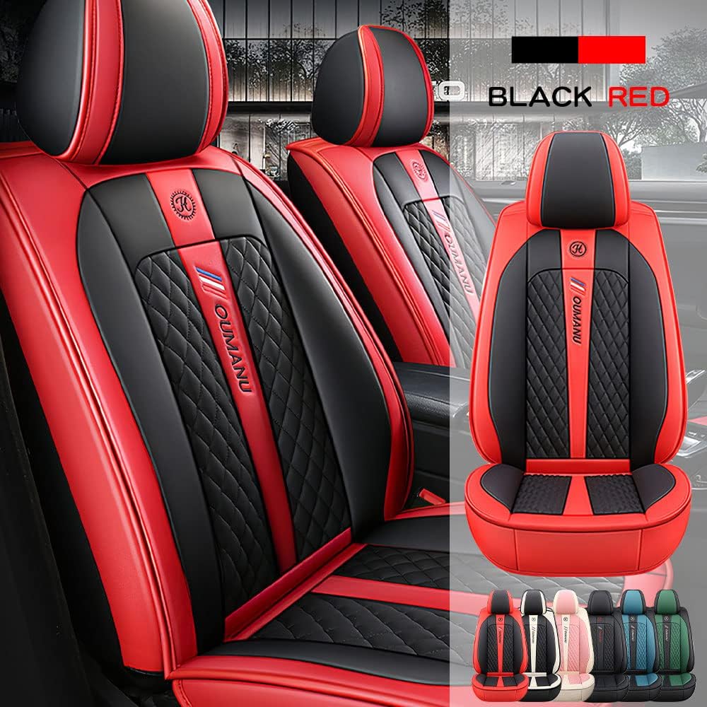 Fundas de asiento de auto para Dodge RAM 1500 2500 3500 2005-2022 2 asientos impermeables de piel sintética accesorios de funda de asiento (fila