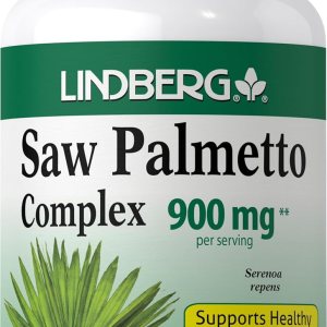 Lindberg Saw Palmetto  900 mg  100 cápsulas  Extracto de bayas  Suplemento sin OMG, sin gluten Lindberg Saw Palmetto  900 mg  100 cápsulas  Extracto de bayas  Suplemento sin OMG, sin gluten