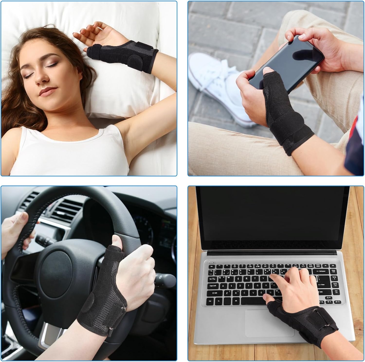Cozyhealth Soporte para pulgar para hombres y mujeres, férula de Spica para articulación CMC para aliviar el dolor, tendinitis, soporte de