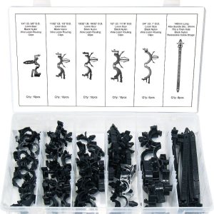 Swordfish Surtido de clips de enrutamiento de arnés de cables 60650-54pc Swordfish Surtido de clips de enrutamiento de arnés de cables 60650-54pc