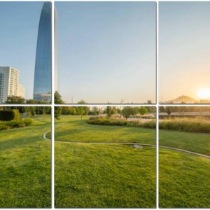 6 Pack Art Acoustic Panels Amazing de Chile skyline at sunset highest tower city Costanera Tower Soundproof Wall Panels, 48″x72″ Decorative Sound 6 Pack Art Acoustic Panels Amazing de Chile skyline at sunset highest tower city Costanera Tower Soundproof Wall Panels, 48″x72″ Decorative Sound