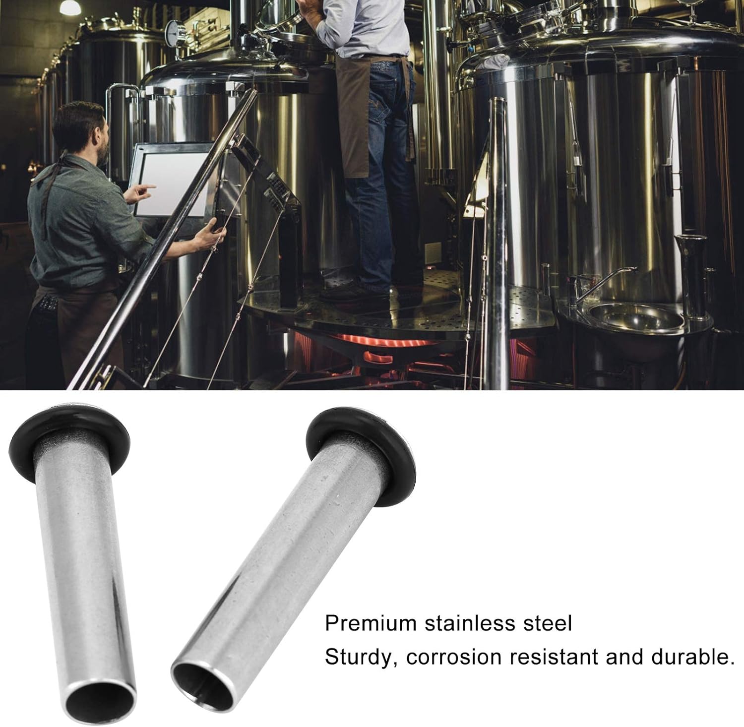 TOPINCN Tubo de inmersión de acero inoxidable con ORing para Cornelius Cornelius Corny Keg Homebrew Draft Beer Brew Accesorios
