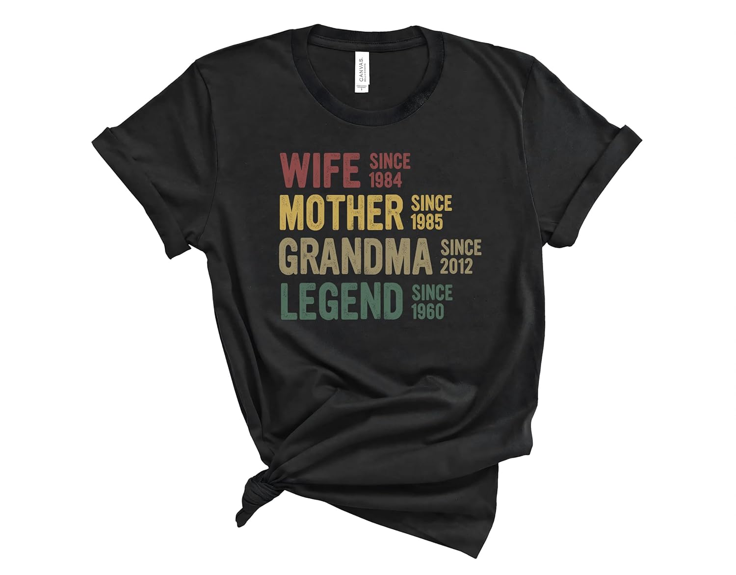 Personalized Wife Mother Grandma Legend Shirt, Creative Mothers Day Gift T-Shirt, Customized Parent Wife Since T-shirt, Gift for Mom, Cute Graphic
