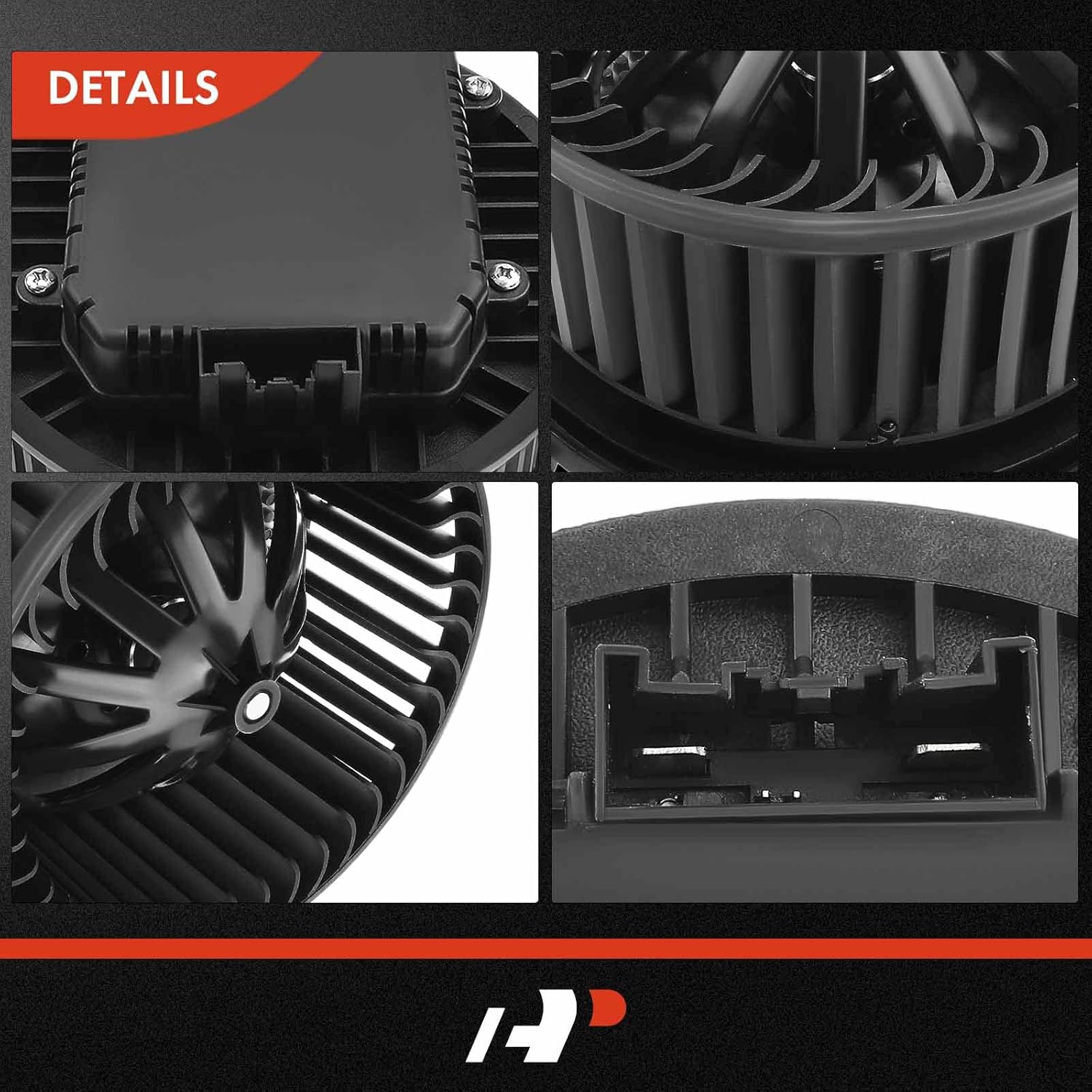 A-Premium Conjunto de motor de ventilador de calefactor HVAC frontal compatible con vehículos Cadillac, Chevy y GMC – Tahoe, Yukon, Escalade,