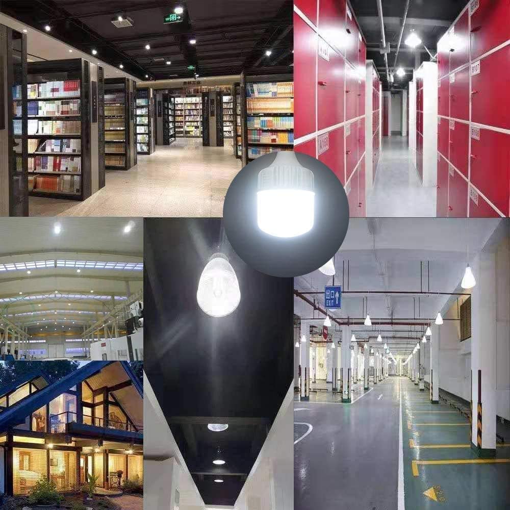 VELNEX Bombillas LED de alto vatio, equivalente a 250 W-300 W, luz blanca brillante de 35 W, 6000 K de alta intensidad, 3675 lúmenes LED comerciales