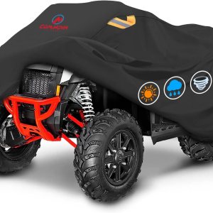 Comnova – Cubierta para ATV de 4 ruedas  88 pulgadas ATV cubre 600D resistente e impermeable, cubierta de cuatro ruedas al aire libre para todo tipo Comnova – Cubierta para ATV de 4 ruedas  88 pulgadas ATV cubre 600D resistente e impermeable, cubierta de cuatro ruedas al aire libre para todo tipo