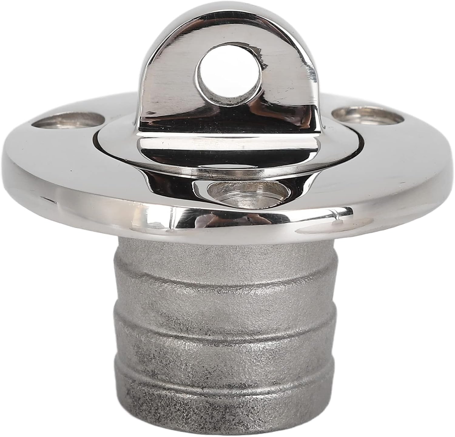 Tapón de drenaje de garboard, escurridor redondo de 0.984 in, acero inoxidable, tapón de drenaje marino, puerto de drenaje, puerto de drenaje de