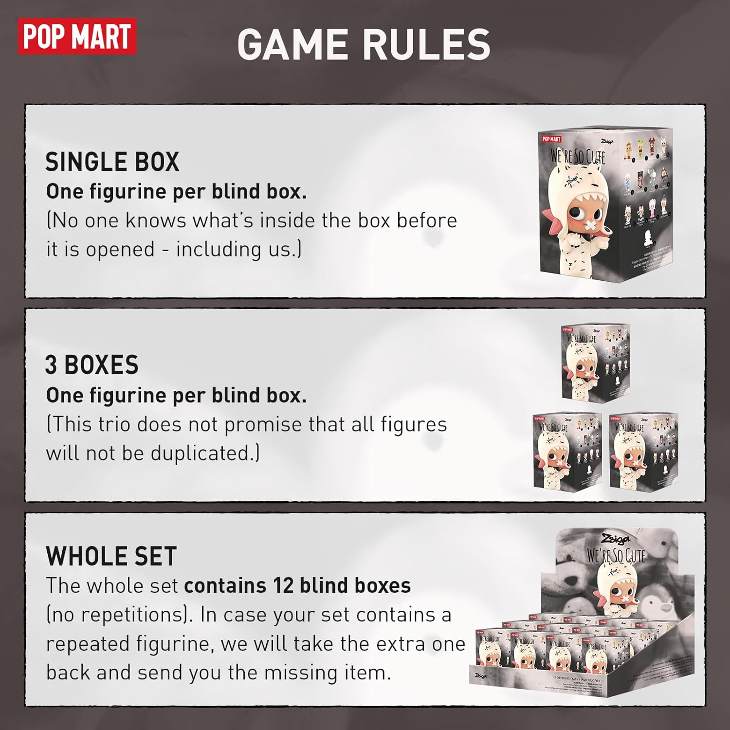POP MART Zsiga – Figura de acción de juguete, colección 1 de 12 juguetes, Nosotros, tan lindas, diseño de caja al azar, juguetes coleccionables,