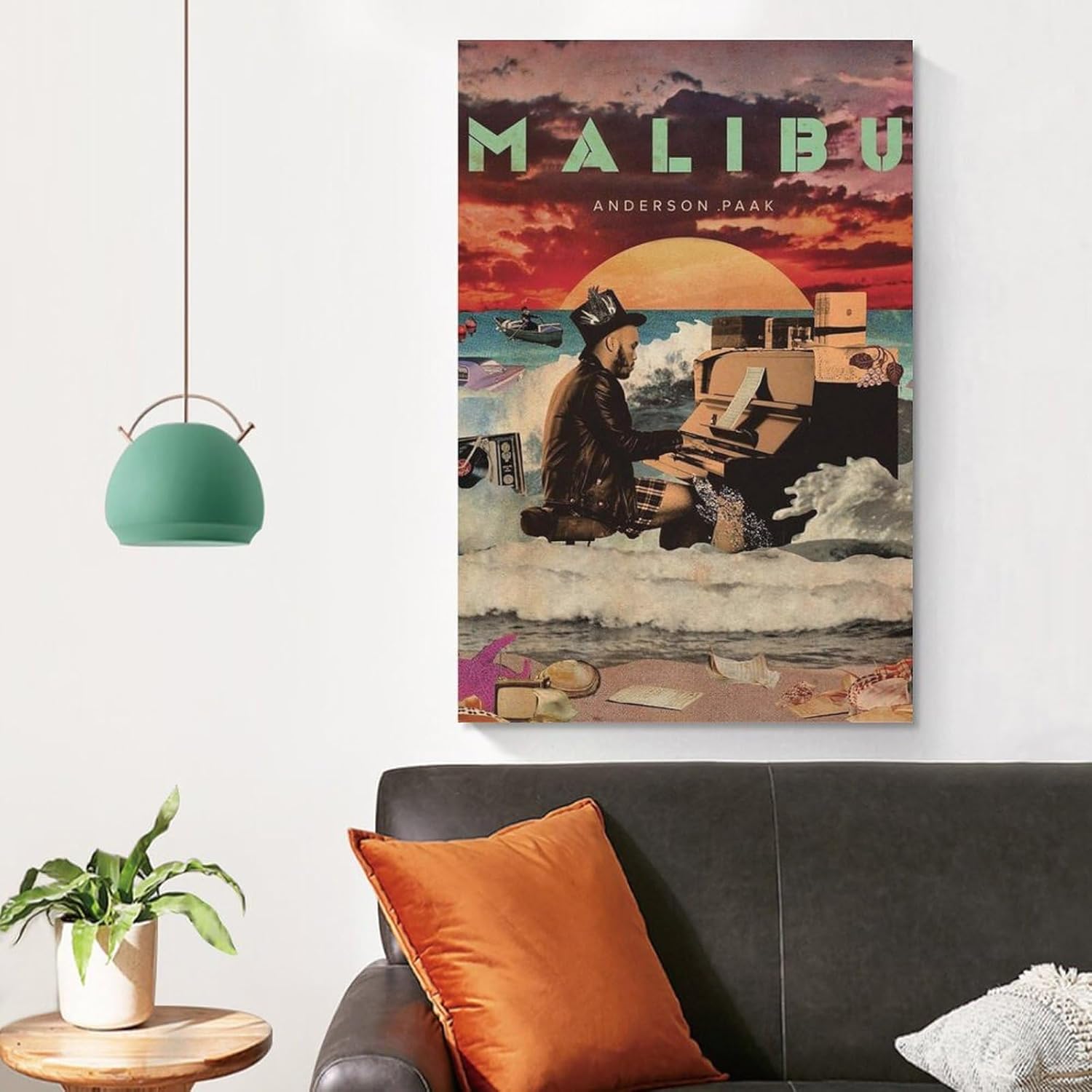 DAXXIN Anderson – Póster de lona 013 de Paak Malibu 013, pintura artística decorativa para pared, sala de estar, dormitorio, decoración, regalo, sin