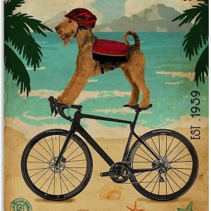 Rompecabezas educativos de madera para el club de ciclismo, Airedale Terrier, rompecabezas para el hogar, rompecabezas de desafío para niños y Rompecabezas educativos de madera para el club de ciclismo, Airedale Terrier, rompecabezas para el hogar, rompecabezas de desafío para niños y