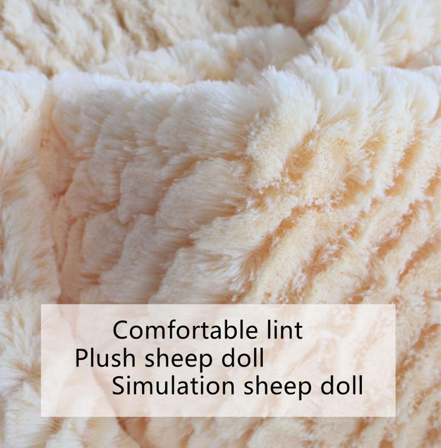 Animal de peluche de oveja de 15 pulgadas, peluche de oveja blanca suave y esponjoso, lindo regalo de peluche de animales de granja, juguete de