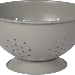 Now Designs Colador grande, 2.69 cuartos de galón, niebla mate Now Designs Colador grande, 2.69 cuartos de galón, niebla mate