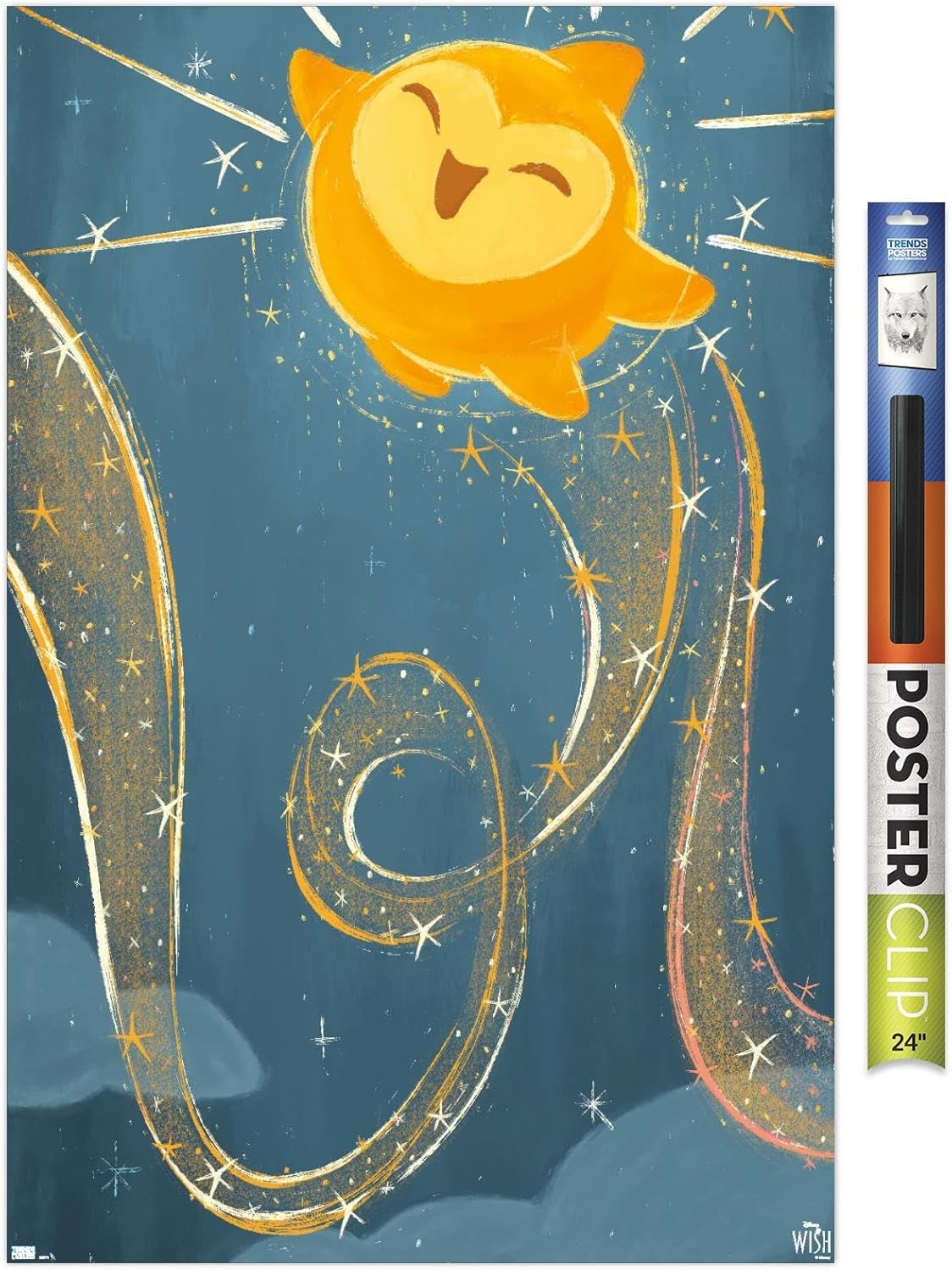 Trends International Disney Wish – Póster de collage 5 (estrella) para pared
