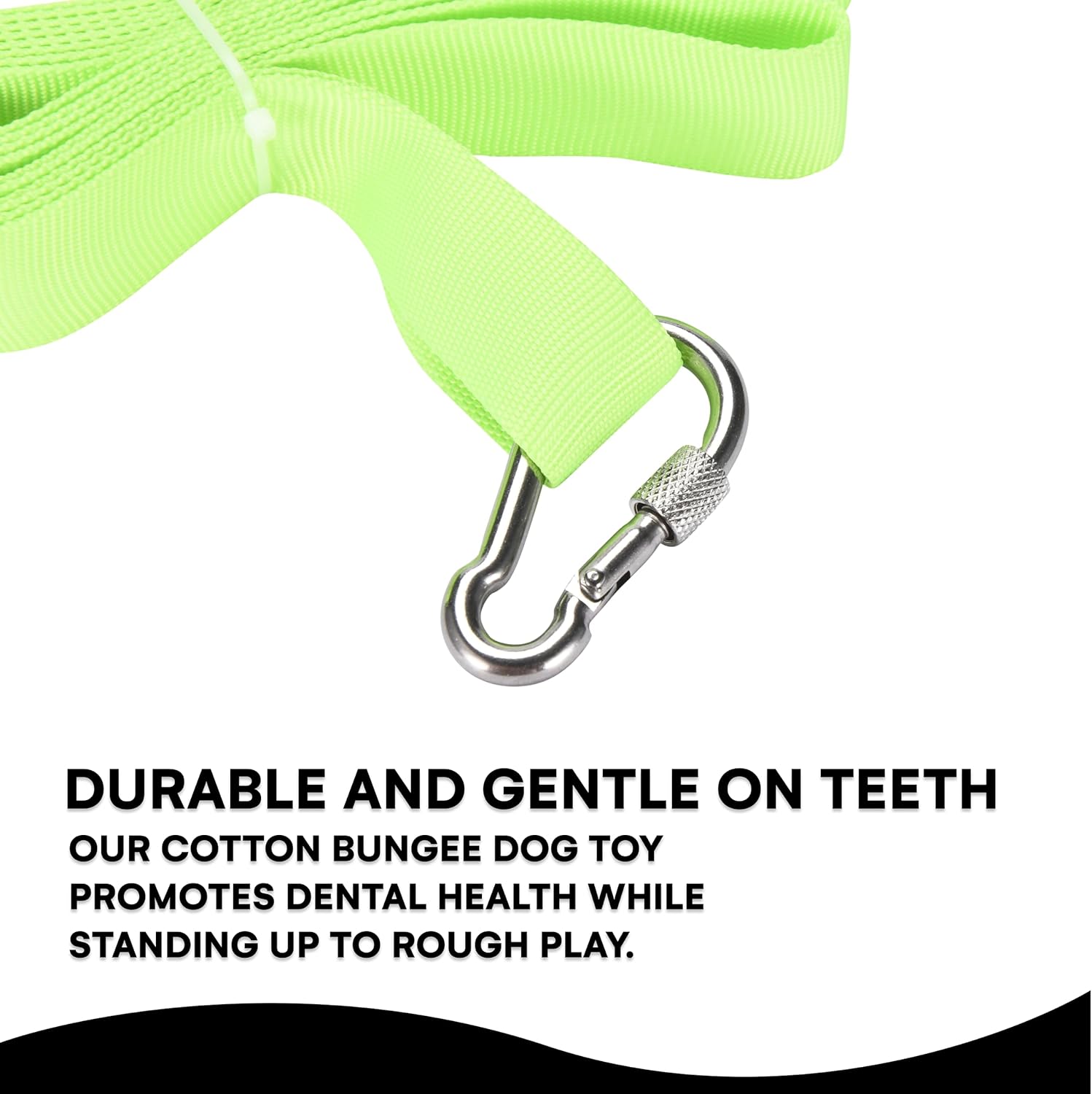 Black Rhino Juguete elástico para perro  Juguete colgante para perro  Juguete para perro  Juguetes de algodón textil para presa, tira y afloja