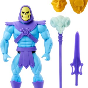 Masters of the Universe Origins Toy – Figura de acción de esqueleto de la colección de dibujos animados, villano a escala de 5.5 pulgadas con Masters of the Universe Origins Toy – Figura de acción de esqueleto de la colección de dibujos animados, villano a escala de 5.5 pulgadas con