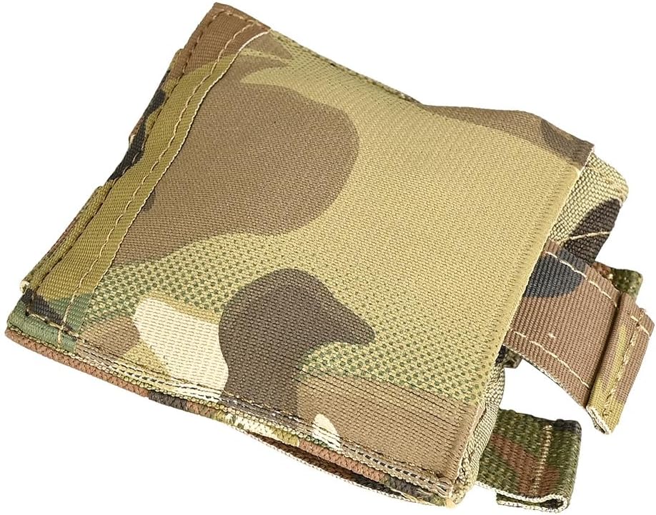 Micro Molle Dump Pouch Revista Utilidad Bolsa plegable Ultraligero Dump Pouch Battle Duty Belt Dump Pouch Soft Roll UP plegable MAG bolsa