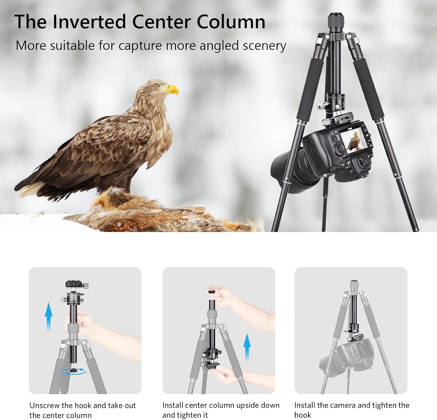Mini trípode con cabeza de bola de perfil bajo de 360 grados, trípode de aluminio para cámara de viaje, trípode portátil de sobremesa, compatible
