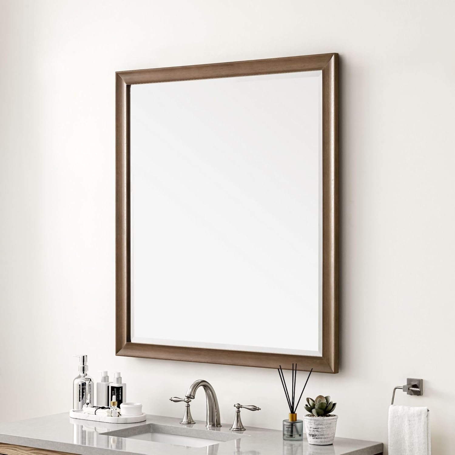 James Martin Vanities Espejo de baño Glenbrooke 735-M36-SC 735-M36 de 40 x 36 pulgadas
