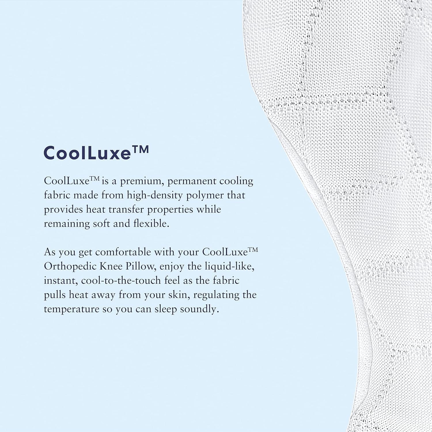 Luna CoolLuxe – Almohada de espuma viscoelástica para el dolor de cadera y alivio del dolor de espalda baja, almohada ortopédica, regalos de cirugía