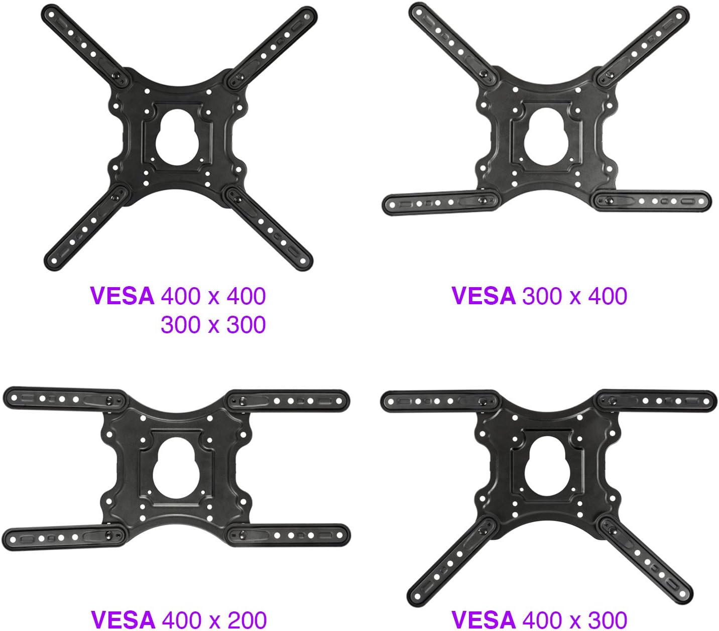 InstallerParts Soporte de pared de esquina para la mayoría de televisores de pantalla plana LED LCD OLED de plasma de 23 a 55 pulgadas con brazo