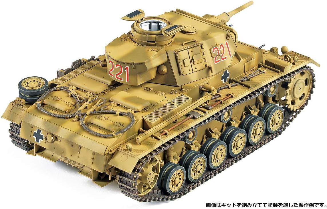 Academy 135 German Tank III AUSF.J North Africa #13531 Kits de modelos de hobby