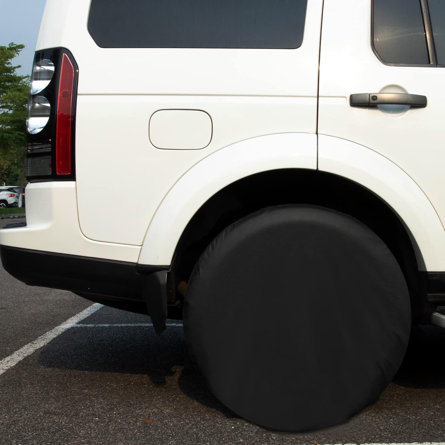 Moonet Fundas resistentes para neumáticos para ruedas de RV (paquete de 2), protectores solares gruesos resistentes para camiones, autocaravanas,