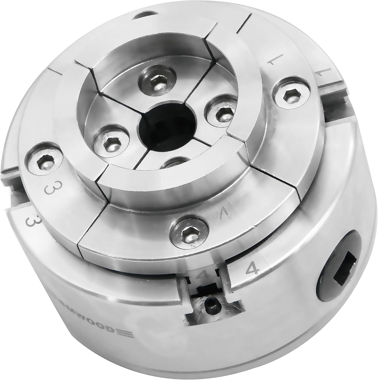 NCK-3.75ZN Portabrocas de torneado de madera de 3-34 pulgadas con rosca directa de 1 “x 8 TPI, tornillos de bloqueo para torneado inverso,