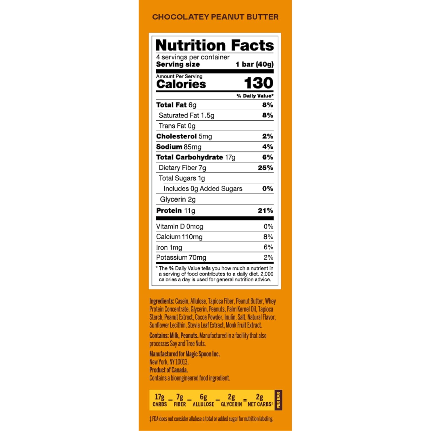 MAGIC SPOON Treats I High Protein I Low Carb I Keto Friendly I 0.04 oz (1 g) de azúcar I Crujiente, Crujiente, Barrita de Proteínas I Barra de