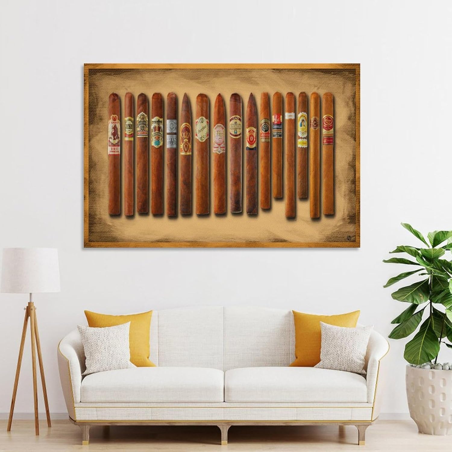 Póster de arte para regalar a los amantes de los cigarros, lienzo, pinturas artísticas para pared, decoración del hogar, sala de estar, impresiones