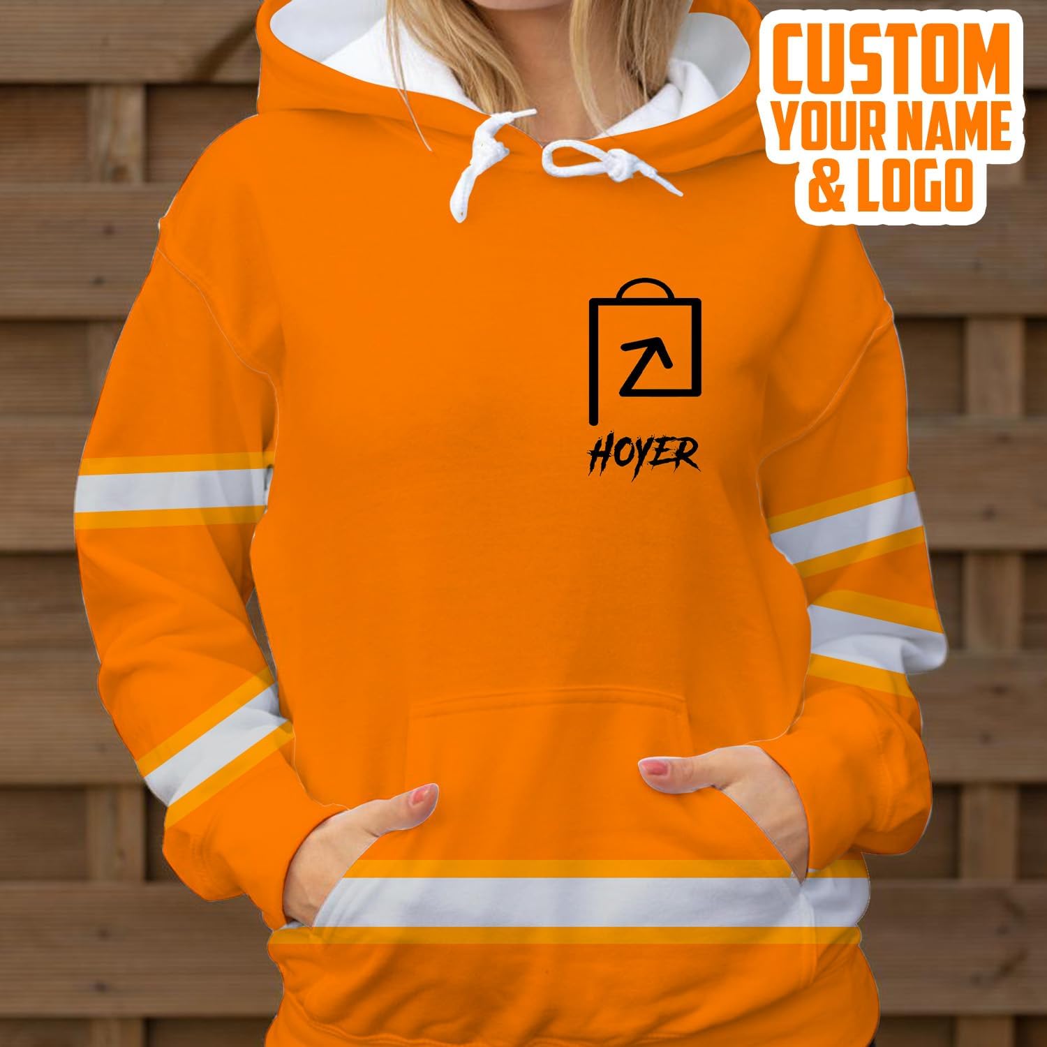 Camisa de alta visibilidad con cita divertida, camisetas de seguridad reflectantes con nombre personalizado, sudadera con capucha divertida de alta