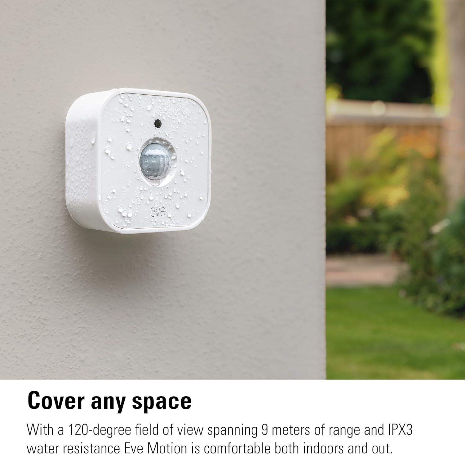 Eve Paquete de 3 unidades de movimiento y sensor de luz inteligente, IPX3, activación automática de dispositivos, a prueba de futuro con materia y
