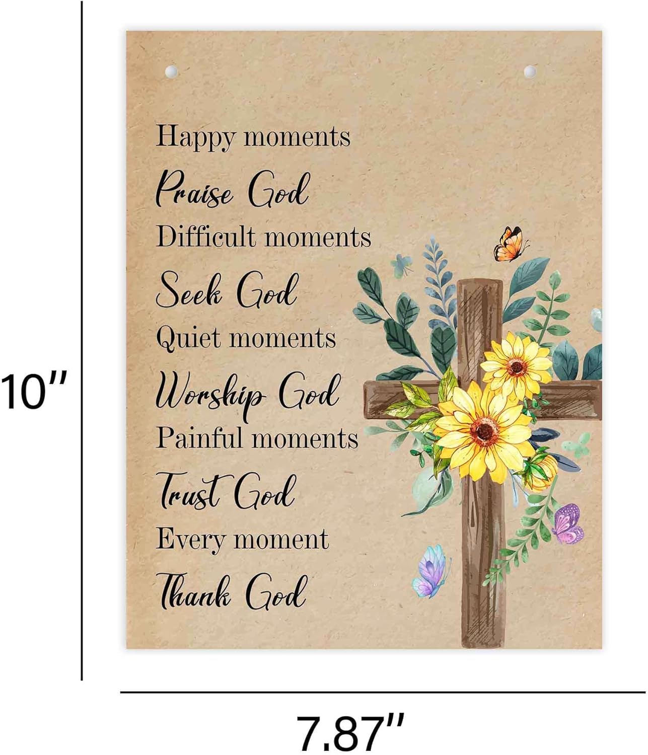 Placas cristianas para decoración de pared, regalos religiosos con las Escrituras para mujeres, regalos inspiradores con versículos de la Biblia y