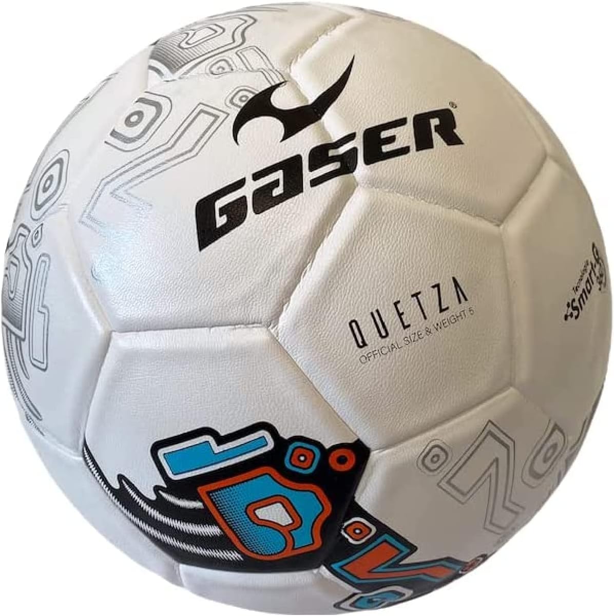 Gaser Balón de fútbol laminado Medidas oficiales No.5 Quetza (azul)