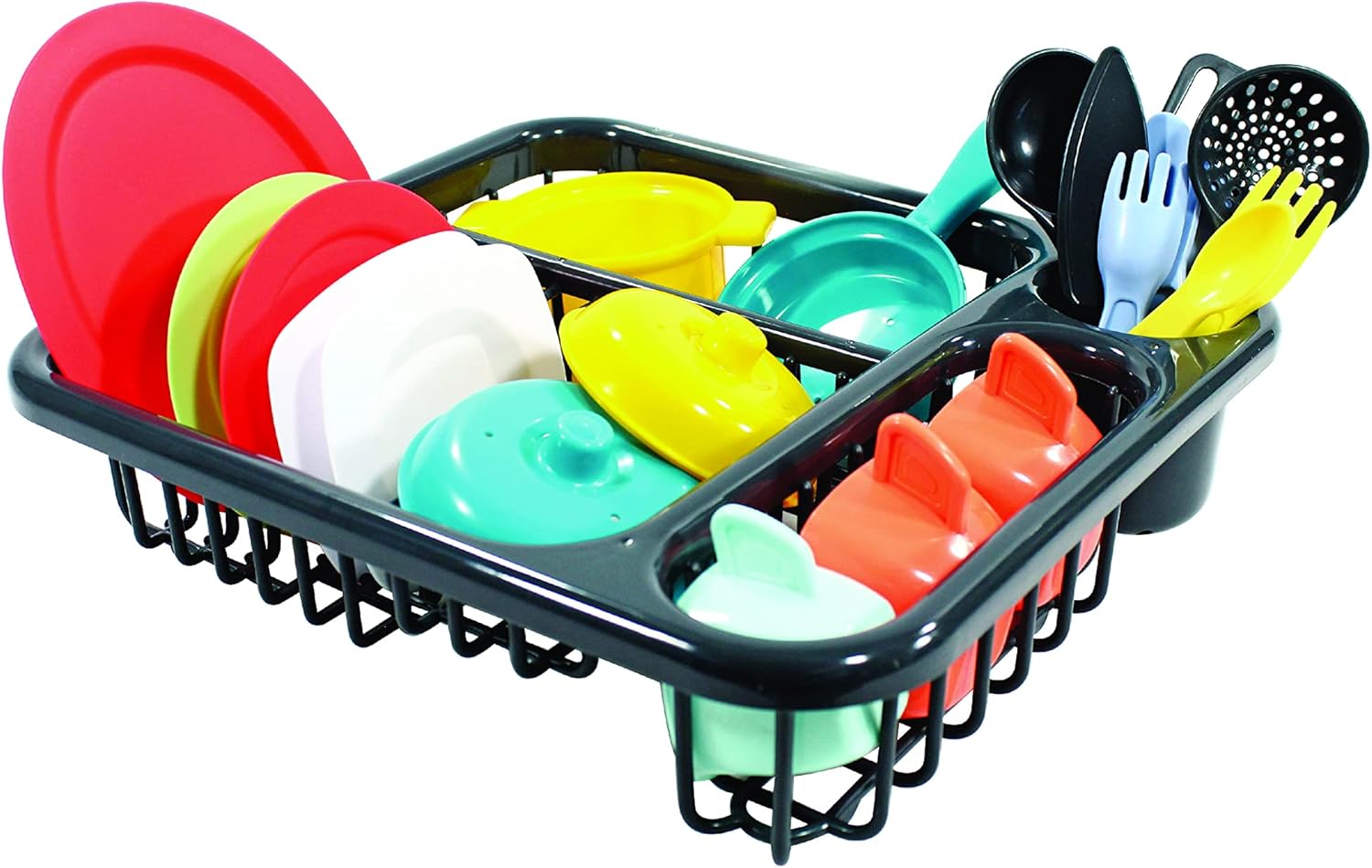 My First Dinner – Juego de vajilla diseñado para niños a partir de 2 años, multicolor