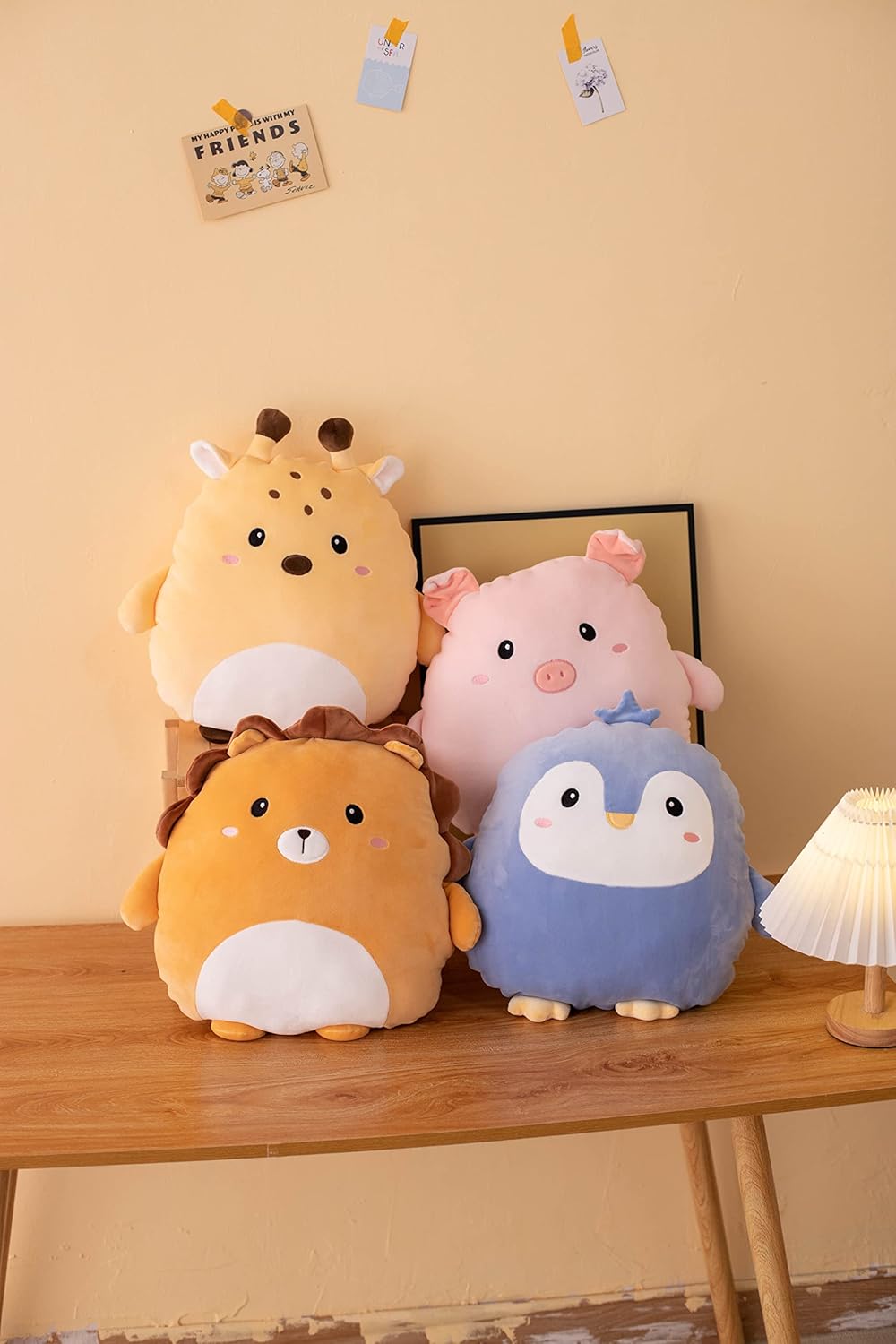 Almohada suave de peluche de ciervo para abrazar, lindo juguete de peluche de ciervo, animales de peluche para niños, juguetes de peluche para
