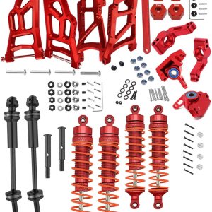 RC Upgrades Part para 110 Slash 2WD, eje de transmisión CVD, brazo de suspensión trasero delantero de aleación, bloque de rueda, bloques de RC Upgrades Part para 110 Slash 2WD, eje de transmisión CVD, brazo de suspensión trasero delantero de aleación, bloque de rueda, bloques de