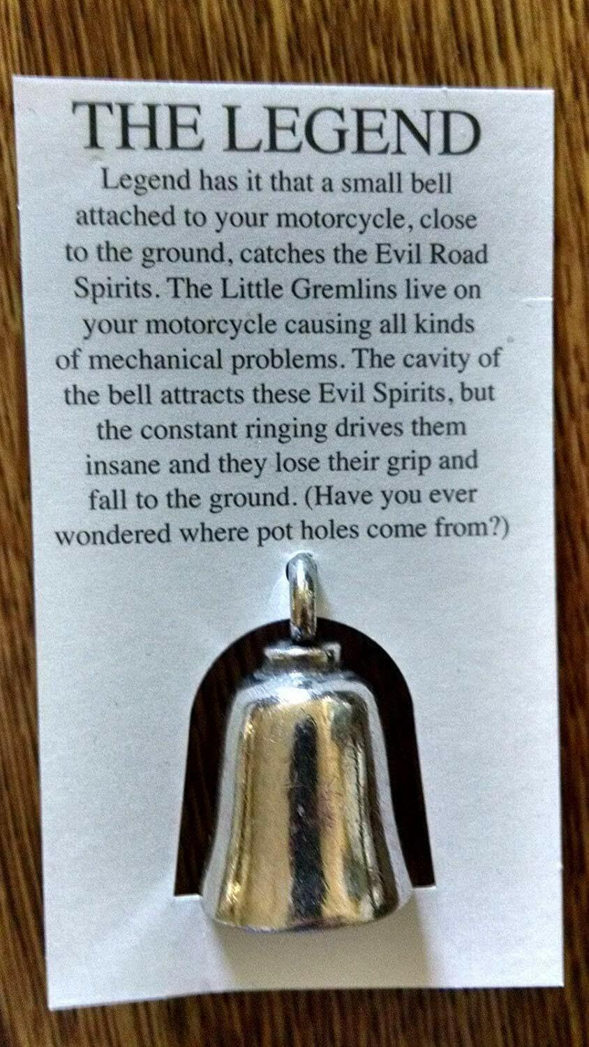 Campana de bomberos Gremlin para motocicletas, protección de motociclista con pulsera MC TIRE
