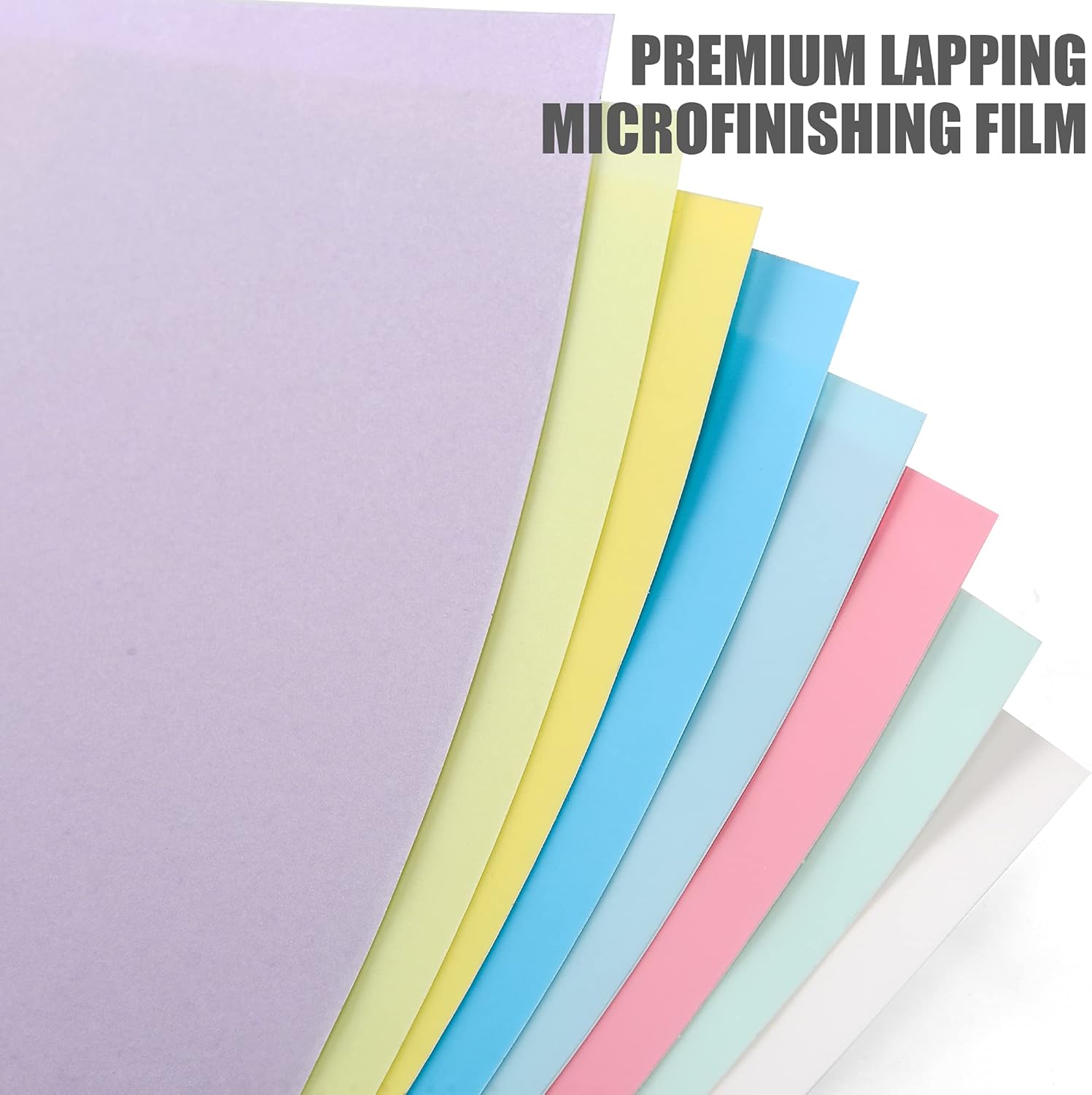 Película de microacabado con PSA – Juego de 8 hojas de pulido de 4.25 x 11 pulgadas para sistema de afilado afilado aterrador – Óxido de aluminio AO