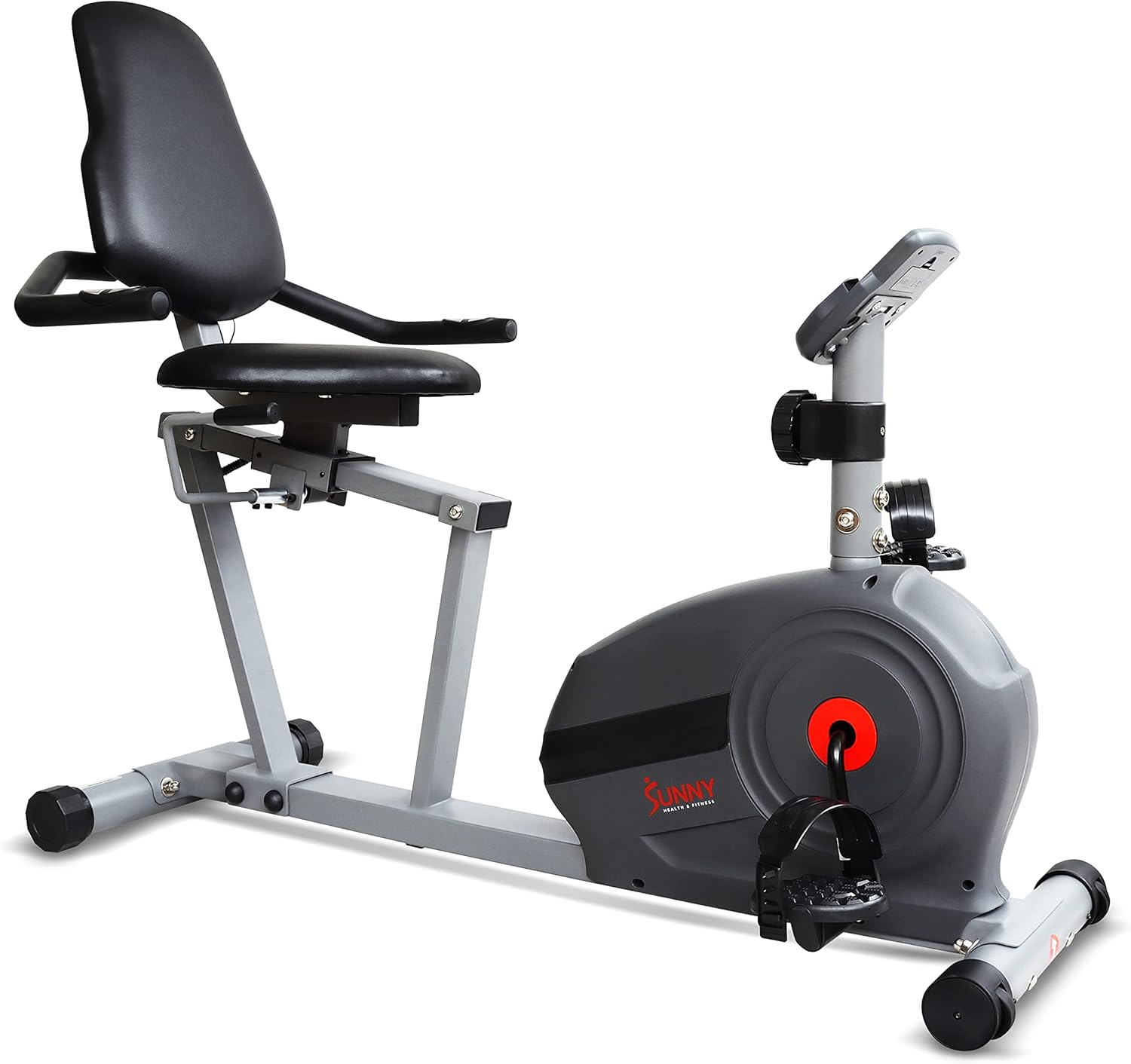 Sunny Health & Fitness Bicicleta reclinada Essential Interactive Series – SF-RB422903