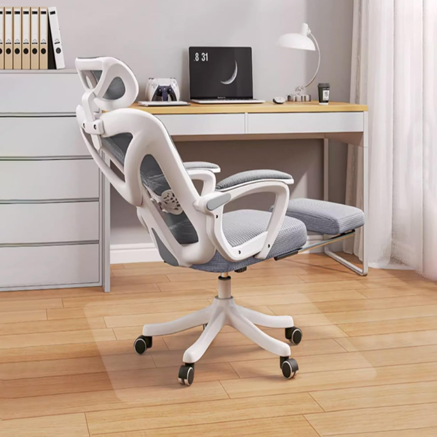 Tapete para silla de oficina para suelo de baldosas de cerámica, protector de suelo de oficina para madera dura, alfombrilla de silla transparente
