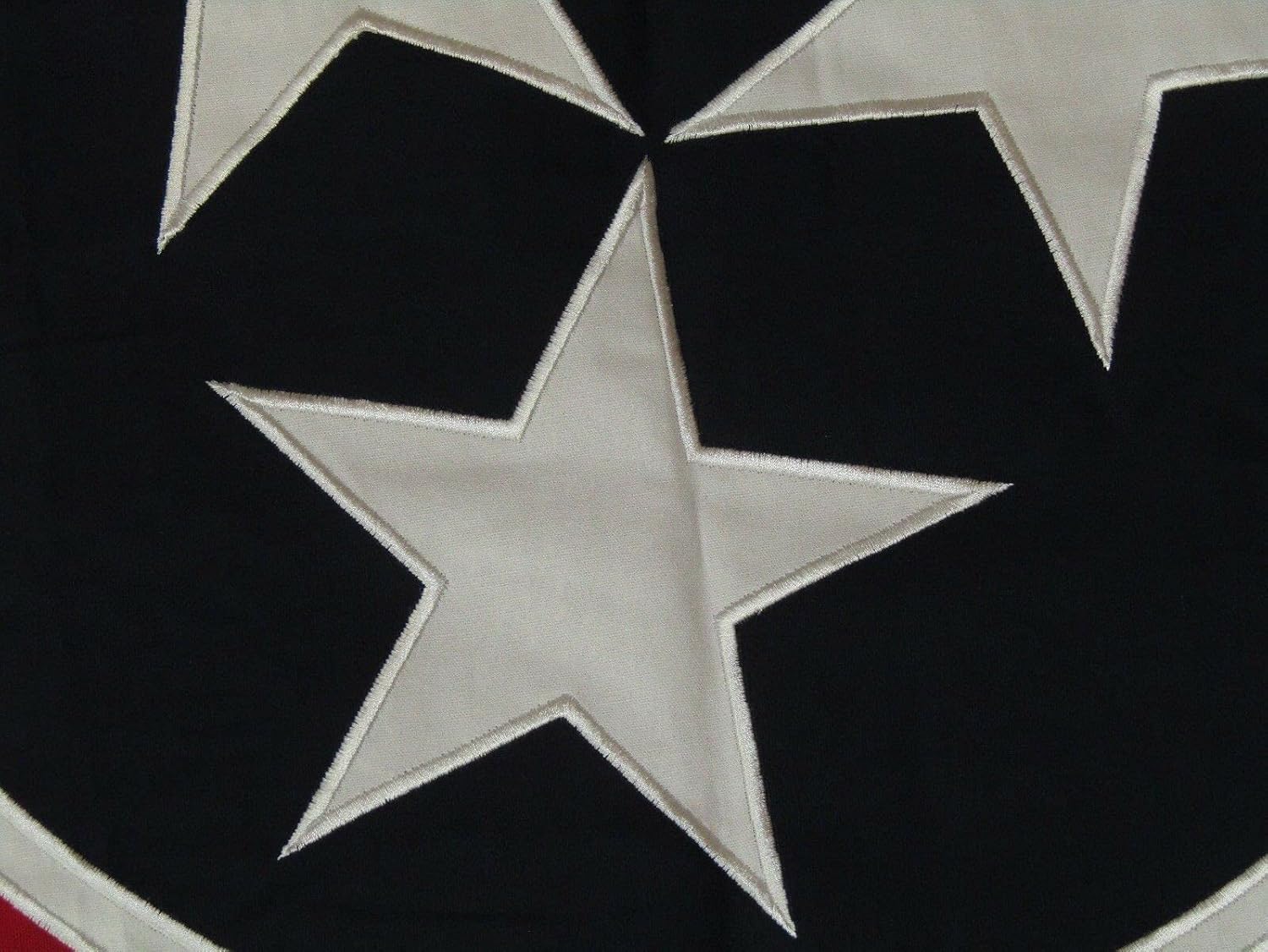 Premium 3×5 Embroidered Tennessee TN State 100% Cotton 3’x5′ Flag 3 Clips