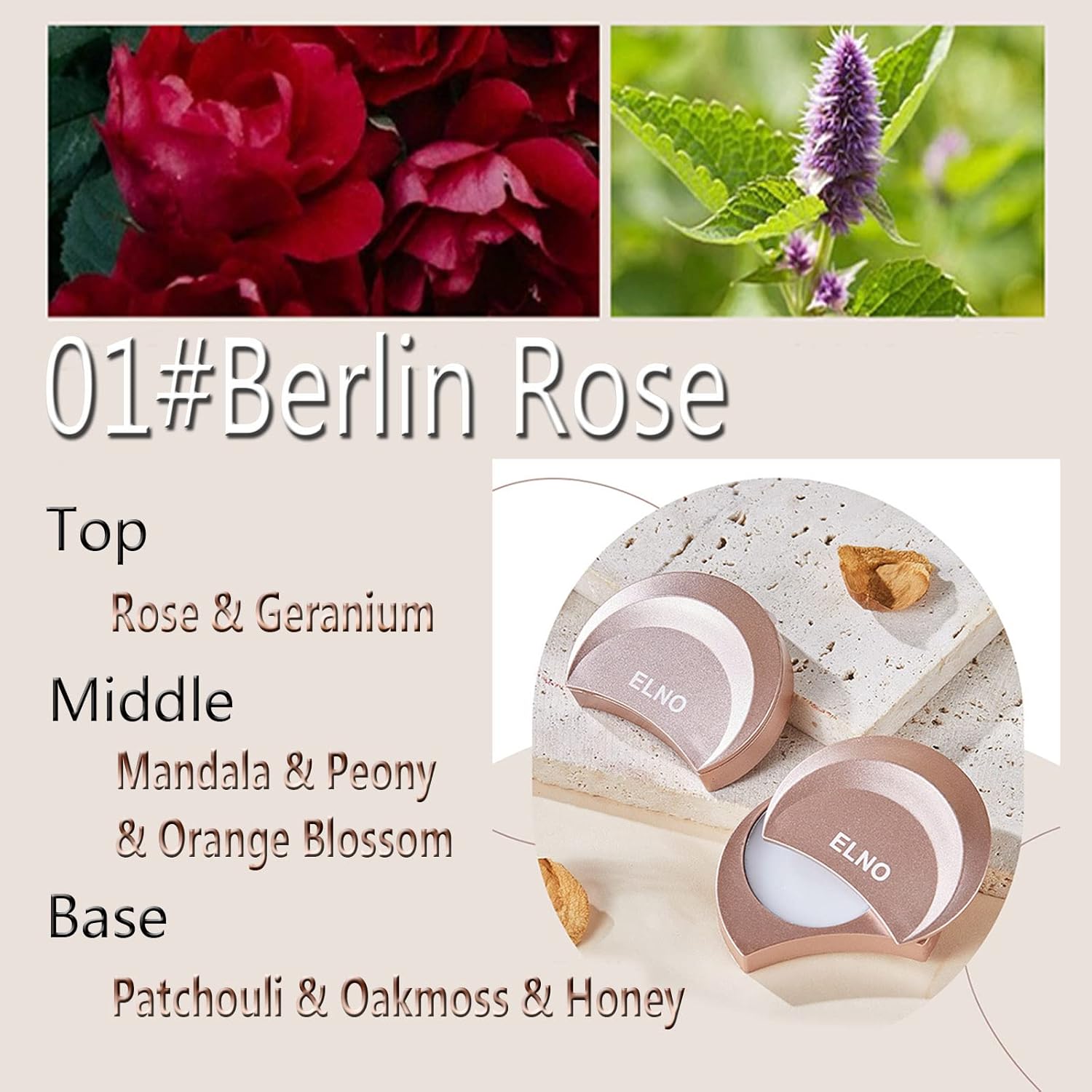 Perfume de bálsamo sólido de luna, 3 unidades, portátil, bálsamo de bolsillo, perfecto para viajes, perfume de fragancia natural para hombres y