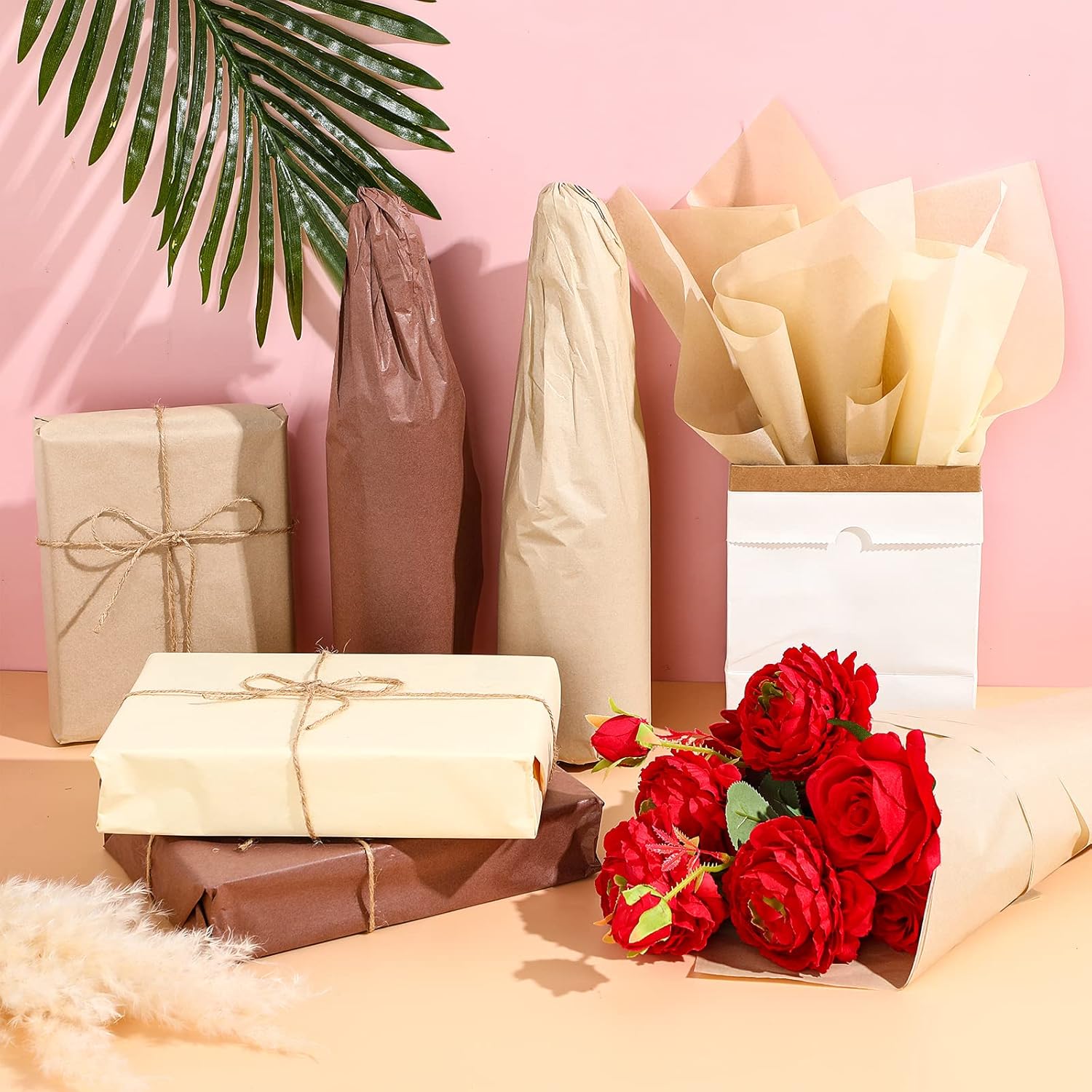 300 hojas de papel de seda kraft de 14 x 20 pulgadas, papel de seda a granel decorativo para escuela, baby shower, graduación, bodas, cumpleaños,