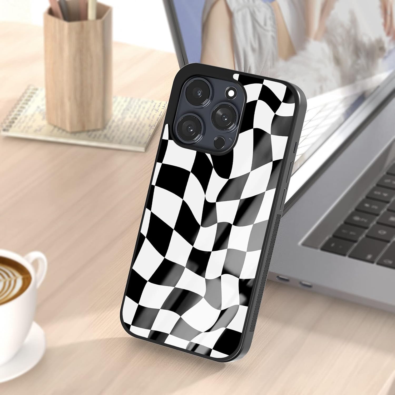 Fundas de teléfono con diseño de tablero de ajedrez para iPhone 5 6 7 8 11 12 13 14 Pro Max Plus Mini Xr Xs SE, Samsung A02 A10 A13 A42 A51 A52 A52