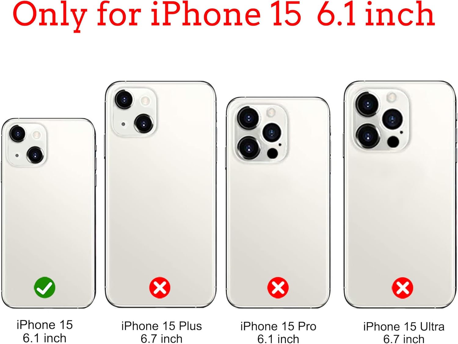 shumei Funda de teléfono con foto personalizada para iPhone 15 de 6.1 pulgadas, funda transparente de TPU suave antiarañazos, diseña tu propia funda