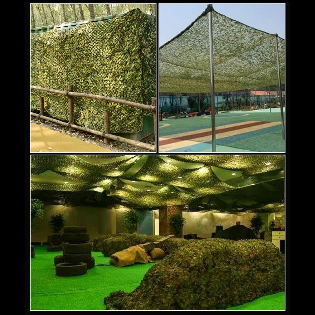 Red de camuflaje de tela Oxford de poliéster 210D,Camping al aire libre militar caza selva, jardín, pérgola, fiesta temática decorativa protector