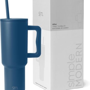 Simple Modern Vaso de 40 onzas con asa y tapa con pajilla, botella de agua reutilizable aislada de acero inoxidable, taza de viaje, uso en Simple Modern Vaso de 40 onzas con asa y tapa con pajilla, botella de agua reutilizable aislada de acero inoxidable, taza de viaje, uso en