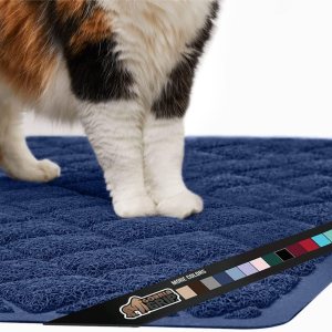 Gorilla Grip – Tapete grueso para arena de gato, 47 x 35, menos residuos, atrapa suciedad, se mantiene en su sitio, suave para las patas, limpieza Gorilla Grip – Tapete grueso para arena de gato, 47 x 35, menos residuos, atrapa suciedad, se mantiene en su sitio, suave para las patas, limpieza