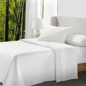 California Design Den Juego de sábanas de rayón de bambú Split King, juego de sábanas de 5 piezas para cama ajustable, incluye 2 sábanas bajeras de California Design Den Juego de sábanas de rayón de bambú Split King, juego de sábanas de 5 piezas para cama ajustable, incluye 2 sábanas bajeras de