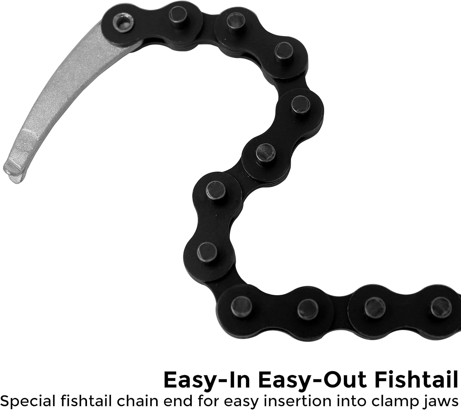 Strong Hand Tools – VAL-PFC1024, alicates de cadena de bloqueo, cadena extraíble de 24 pulgadas, soporta tubos de hasta 6.5 pulgadas de diámetro,